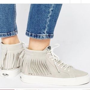 Vans High-tops with Fringe